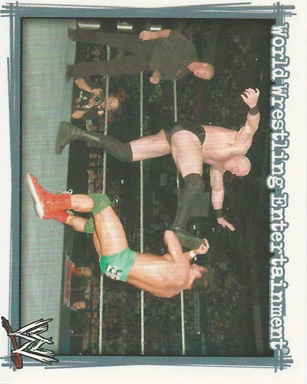 WWE Topps Superstars Uncovered 2007 Sticker Collection Snitsky No.210