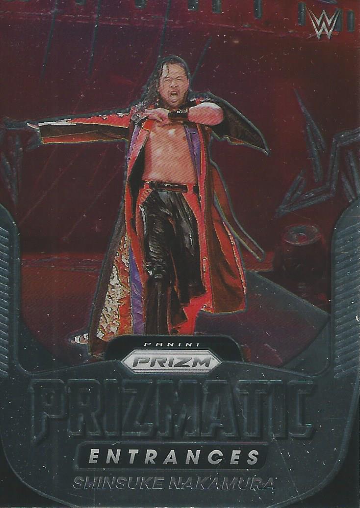 WWE Panini Prizm 2022 Trading Cards Prizmatic Entrances Shinsuke Nakamura No.12