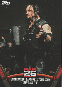 WWE Topps Then Now Forever 2018 Trading Cards Undertaker Raw-11