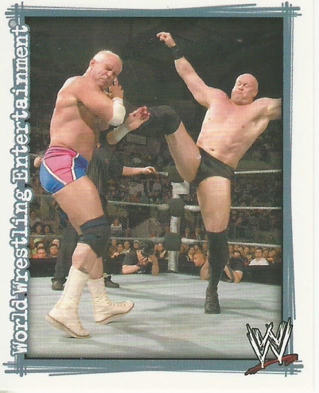 WWE Topps Superstars Uncovered 2007 Sticker Collection Snitsky No.211