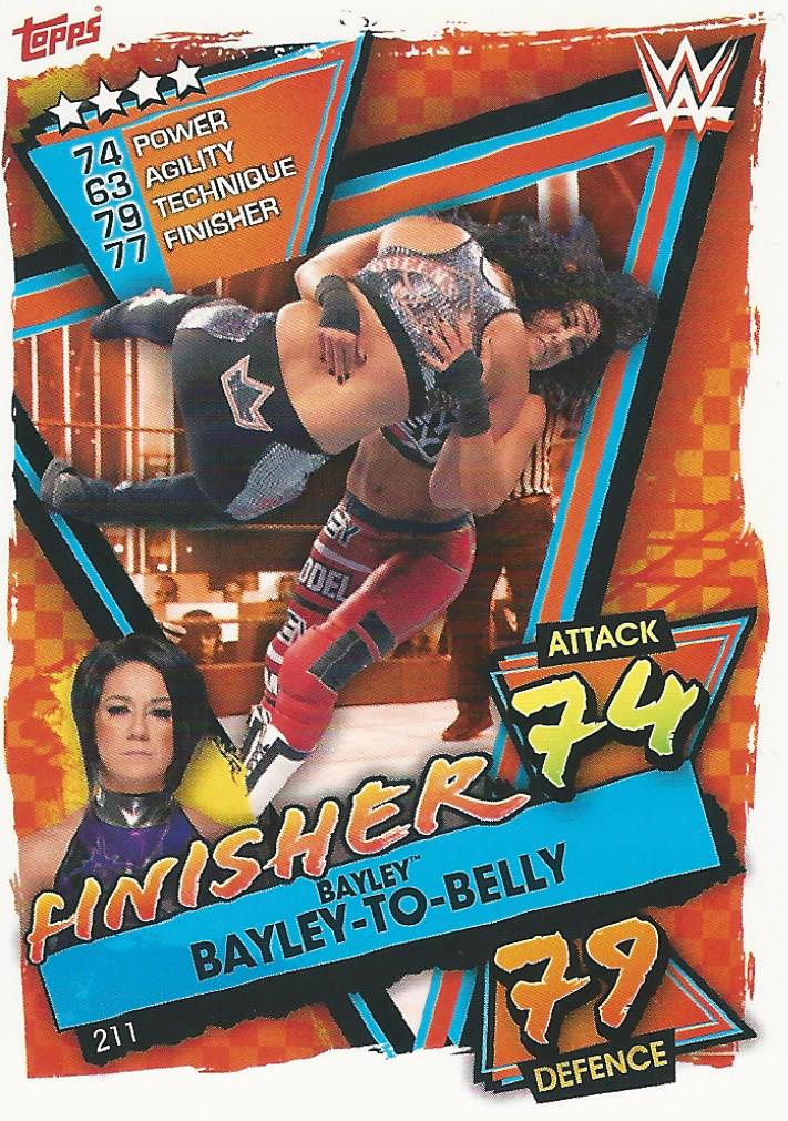 WWE Topps Slam Attax 2021 Trading Card Bayley No.211