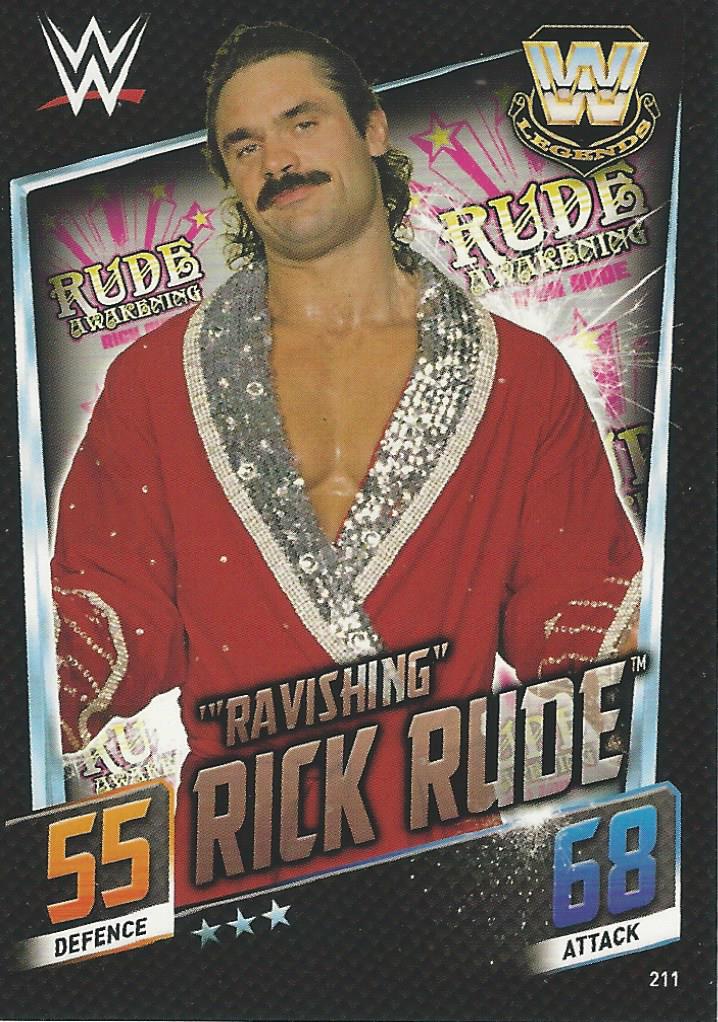 WWE Topps Slam Attax 2015 Then Now Forever Trading Card Rick Rude No.211