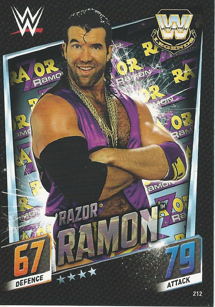 WWE Topps Slam Attax 2015 Then Now Forever Trading Card Razor Ramon No.212