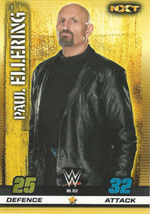 WWE Topps Slam Attax 10th Edition Trading Card 2017 NXT Paul Ellering No.212