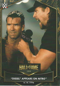 WWE Topps 2021 Trading Cards Scott Hall and Kevin Nash HOF-2