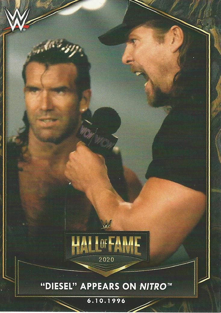 WWE Topps 2021 Trading Cards Scott Hall and Kevin Nash HOF-2