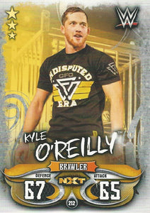 WWE Topps Slam Attax Live 2018 Trading Card Kyle O'Reilly NXT No.212