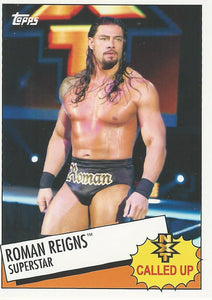 WWE Topps Heritage 2015 Trading Card Roman Reigns 12 of 30