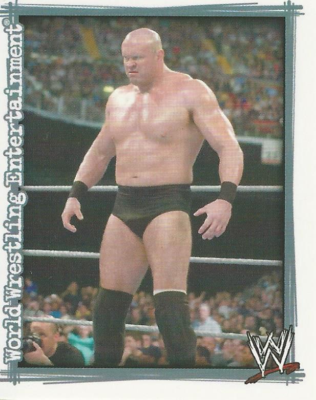 WWE Topps Superstars Uncovered 2007 Sticker Collection Snitsky No.212