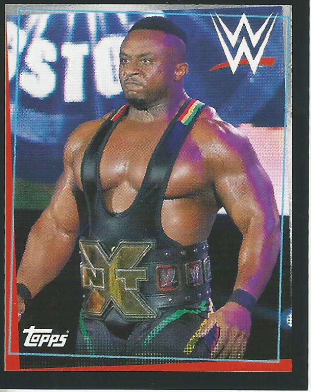 WWE Topps Road to Wrestlemania Stickers 2021 Big E No.213