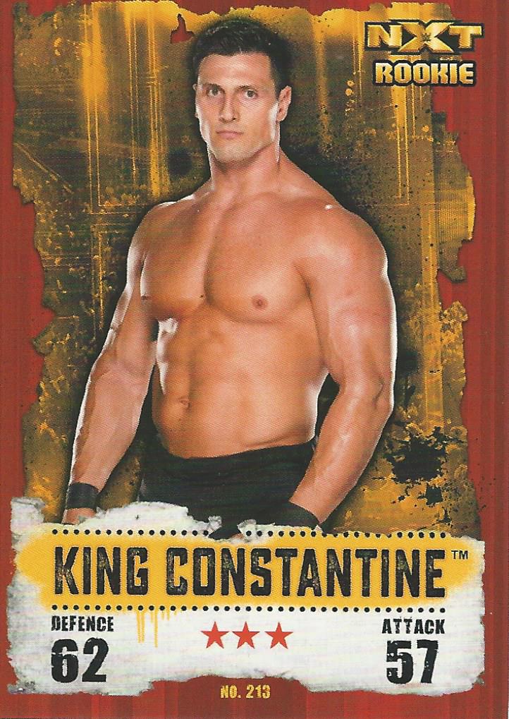 WWE Topps Slam Attax Takeover 2016 Trading Card King Constantine No.213
