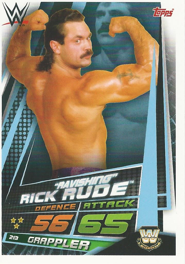 WWE Topps Slam Attax Universe 2019 Trading Card Rick Rude No.213