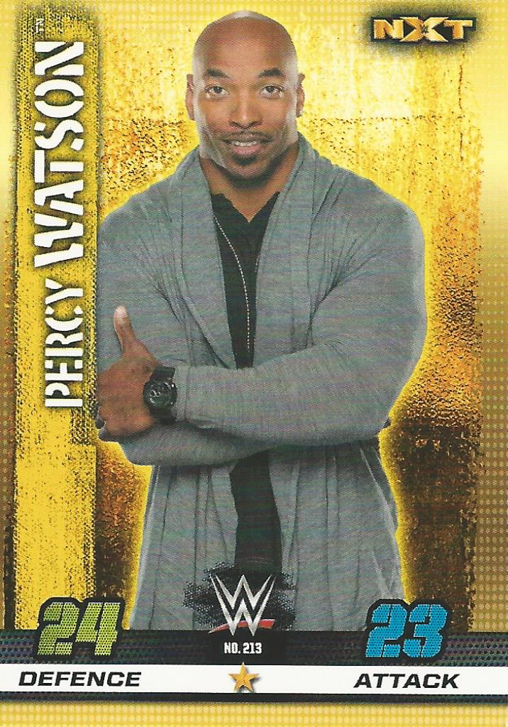 WWE Topps Slam Attax 10th Edition Trading Card 2017 NXT Percy Watson No.213