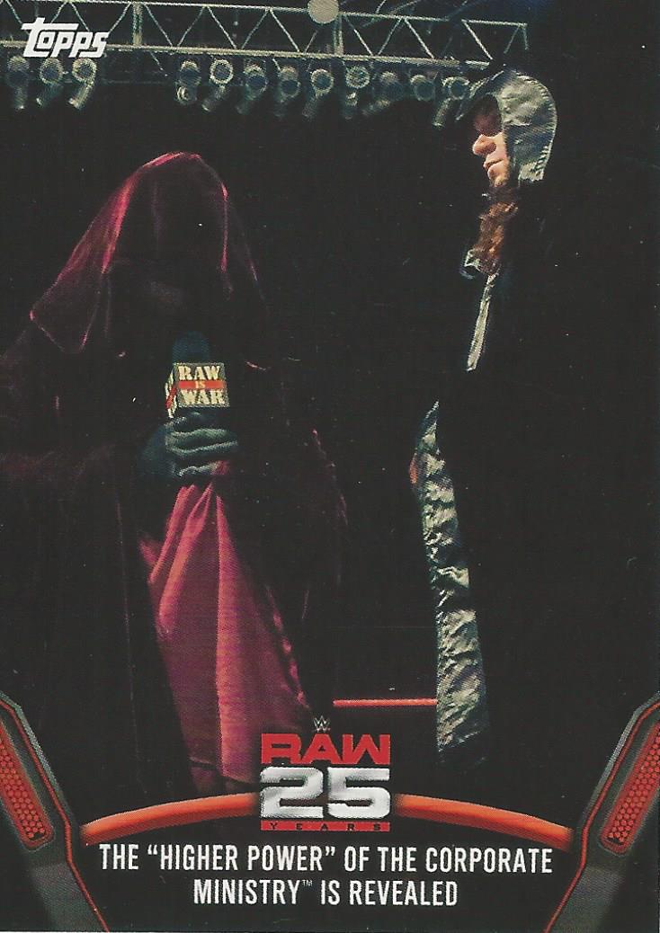 WWE Topps Then Now Forever 2018 Trading Cards Undertaker Raw-13