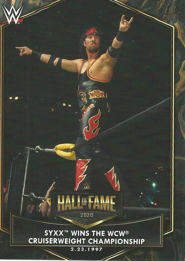 WWE Topps 2021 Trading Cards Syxx X-PAC HOF-7
