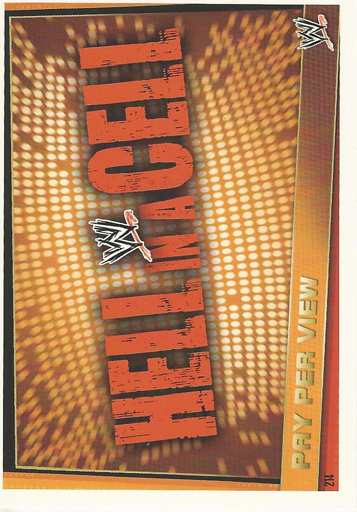 WWE Topps Slam Attax Rebellion 2012 Trading Card PPV No.214