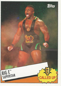 WWE Topps Heritage 2015 Trading Card Big E 14 of 30