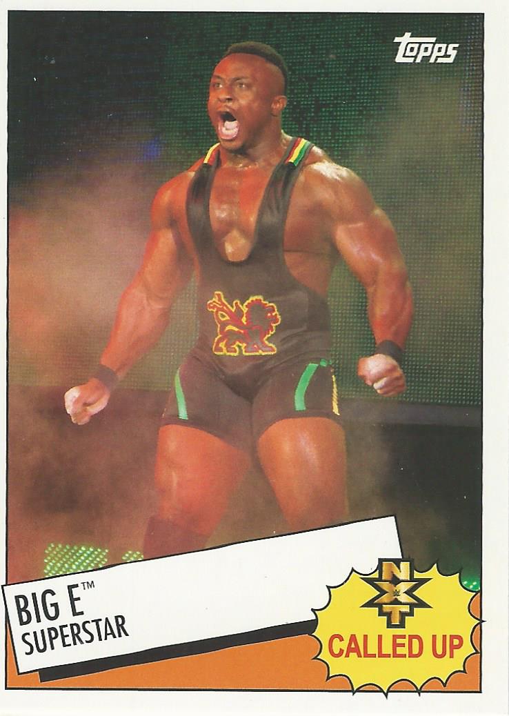 WWE Topps Heritage 2015 Trading Card Big E 14 of 30