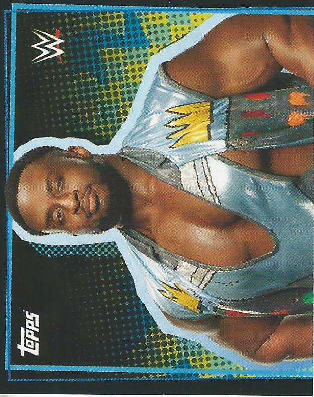 WWE Topps Road to Wrestlemania Stickers 2021 Big E No.214