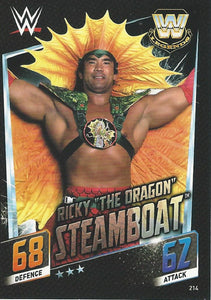 WWE Topps Slam Attax 2015 Then Now Forever Trading Card Ricky Steamboat No.214