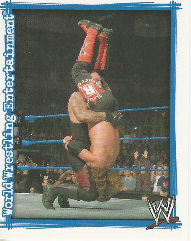 WWE Topps Superstars Uncovered 2007 Sticker Collection Undertaker No.215