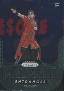 WWE Panini Prizm 2022 Trading Cards Prizmatic Entrances The Miz No.21