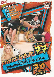 WWE Topps Slam Attax 2021 Trading Card Charlotte Flair No.215