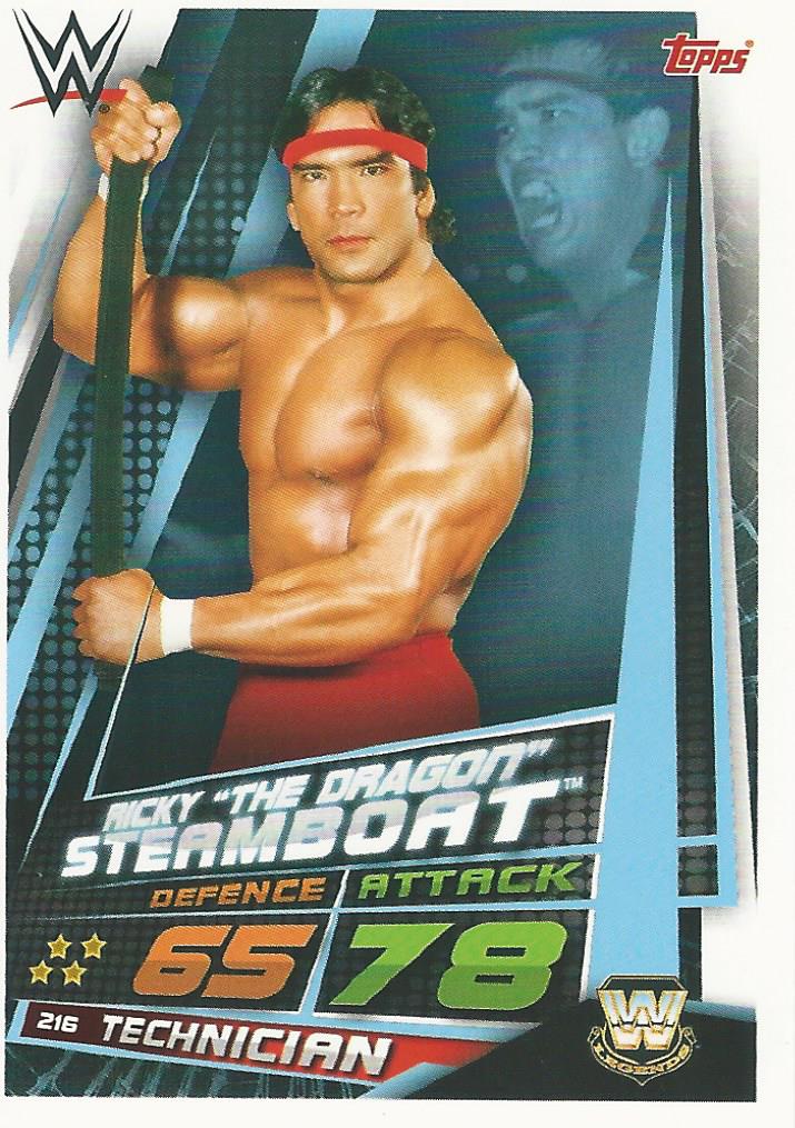 WWE Topps Slam Attax Universe 2019 Trading Card Ricky Steamboat No.216