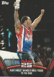 WWE Topps Then Now Forever 2018 Trading Cards Kurt Angle Raw-16