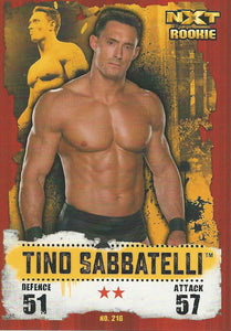 WWE Topps Slam Attax Takeover 2016 Trading Card Tino Sabbatelli No.216