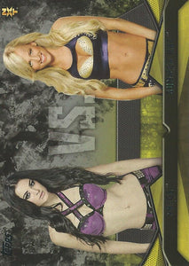 WWE Topps Then Now Forever 2016 Trading Cards Paige vs Summer Rae No.16