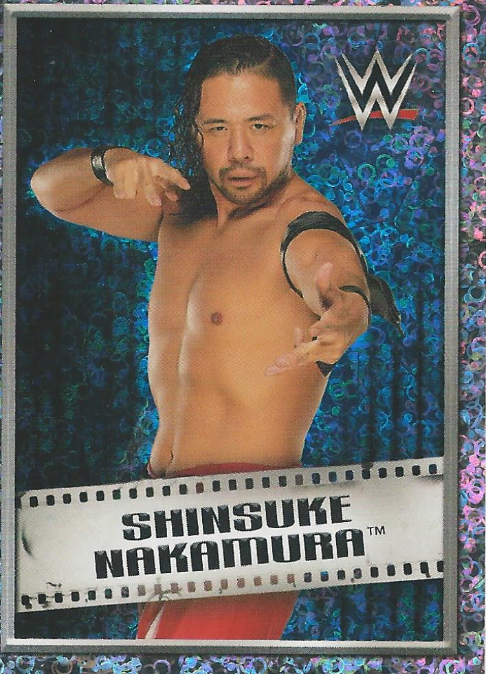 WWE Topps 2018 Stickers Shinsuke Nakamura Foil No.216