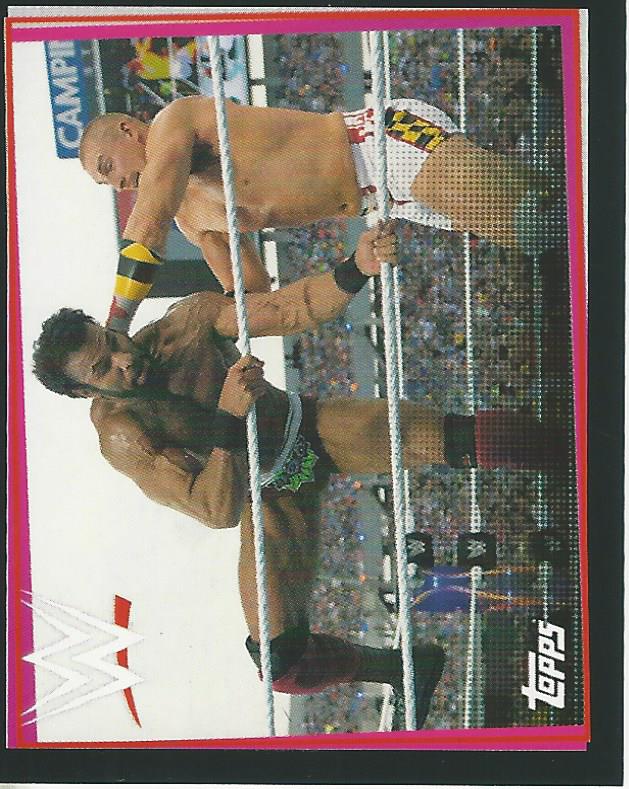 WWE Topps Road to Wrestlemania Stickers 2021 Mojo Rawley No.216