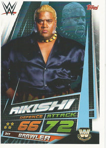 WWE Topps Slam Attax Universe 2019 Trading Card Rikishi No.217