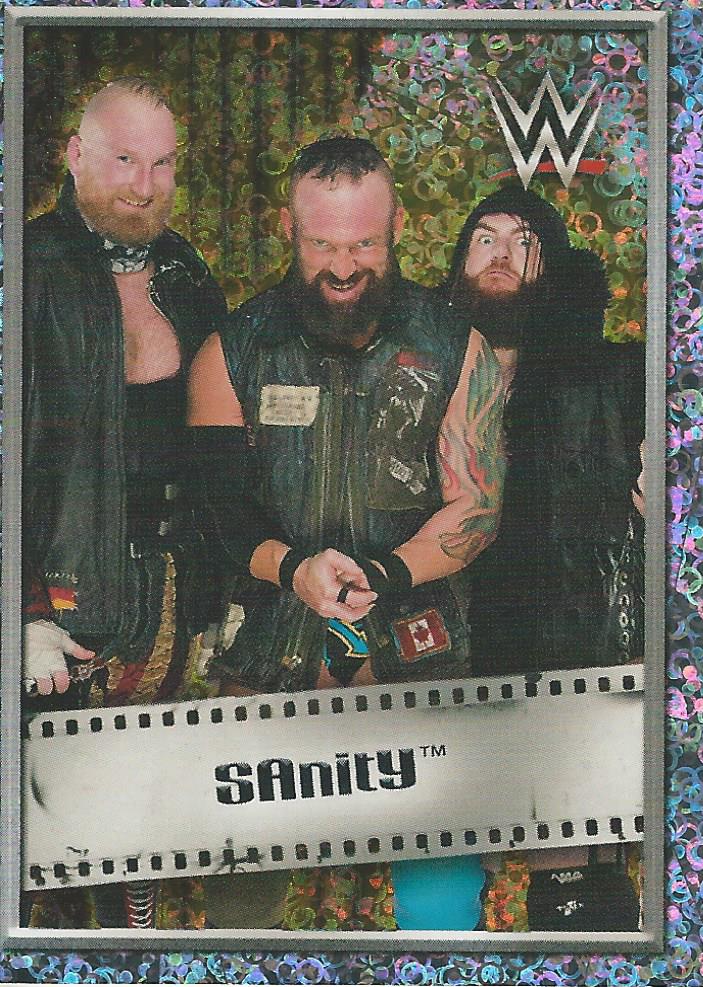 WWE Topps 2018 Stickers Sanity Eric Young Nikki Cross Alexander Wolfe Foil No.217