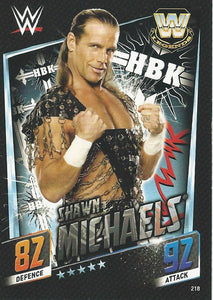 WWE Topps Slam Attax 2015 Then Now Forever Trading Card Shawn Michaels No.218