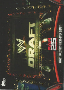 WWE Topps Then Now Forever 2018 Trading Cards The Draft Raw-18