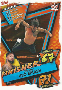 WWE Topps Slam Attax 2021 Trading Card Jey Uso No.218