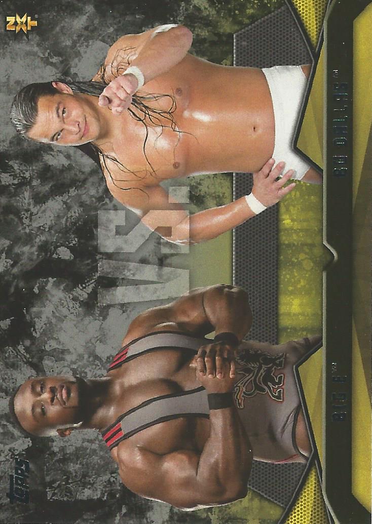 WWE Topps Then Now Forever 2016 Trading Cards Big E vs Bo Dallas No.19