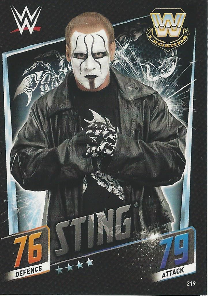 WWE Topps Slam Attax 2015 Then Now Forever Trading Card Sting No.219