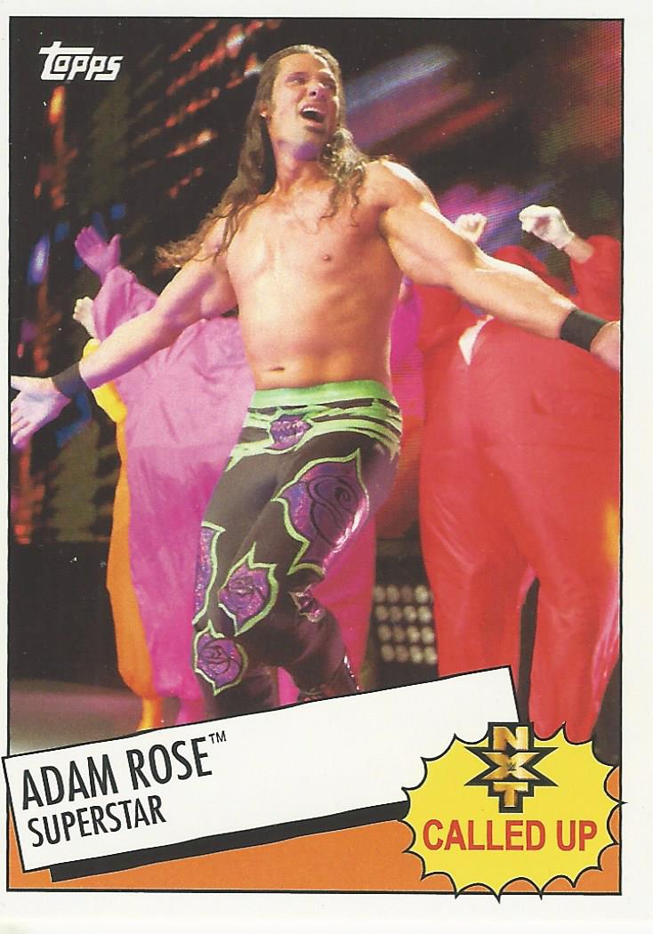 WWE Topps Heritage 2015 Trading Card Adam Rose 19 of 30
