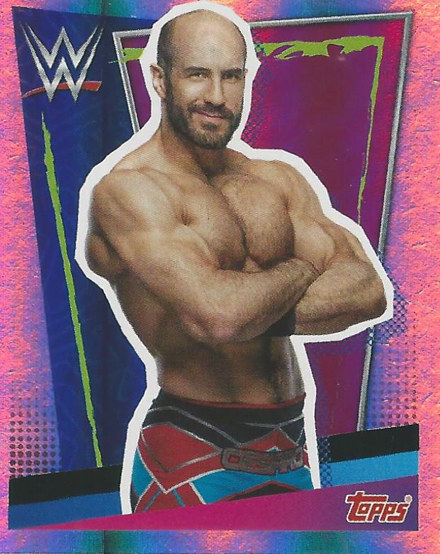 WWE Topps Road to Wrestlemania Stickers 2021 Cesaro No.219