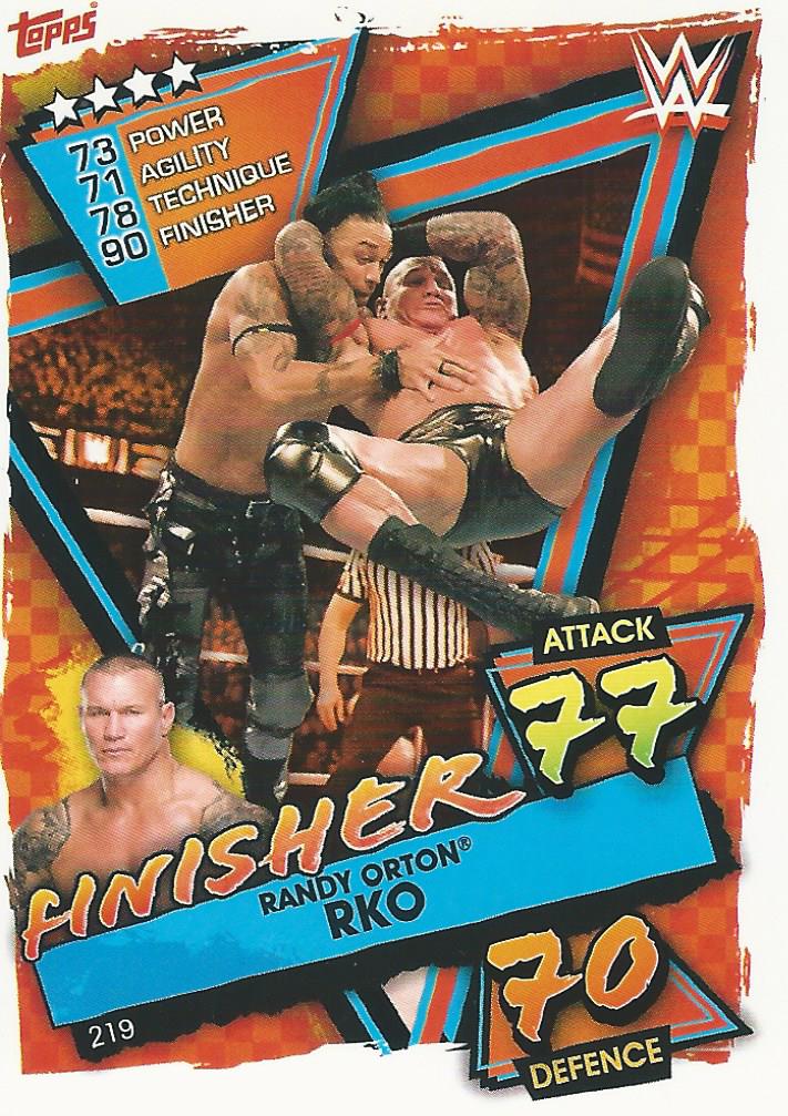 WWE Topps Slam Attax 2021 Trading Card Randy Orton No.219