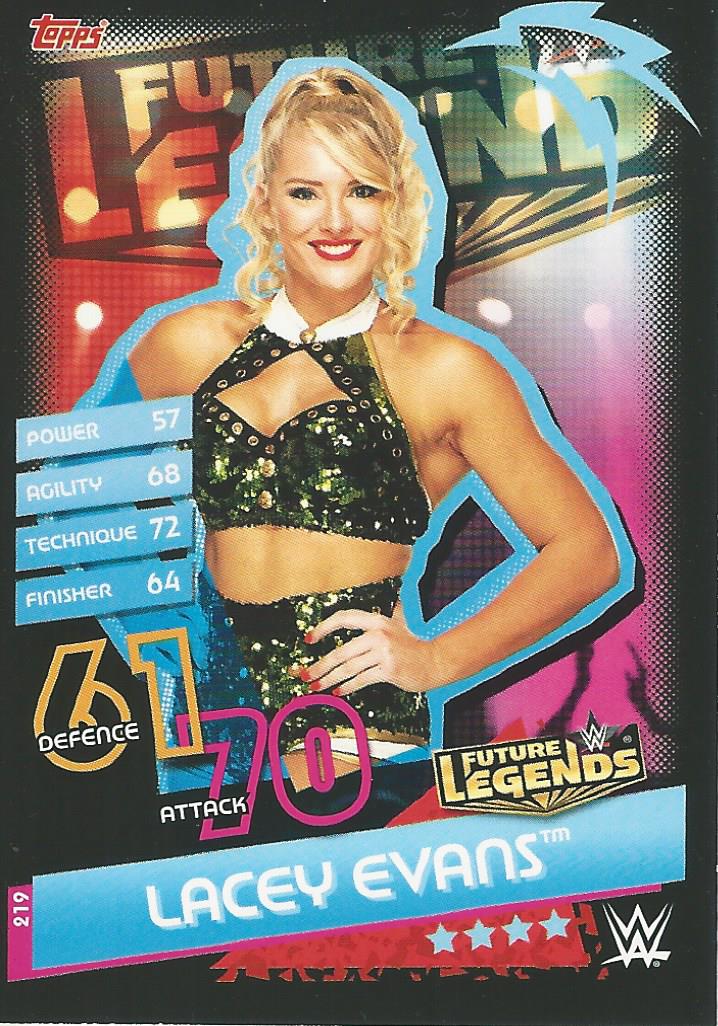 WWE Topps Slam Attax Reloaded 2020 Trading Card Lacey Evans No.219