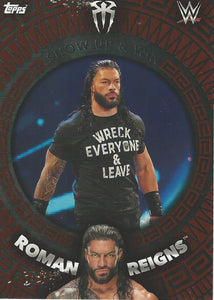 Topps WWE Superstars 2021 Trading Cards Roman Reigns No.219