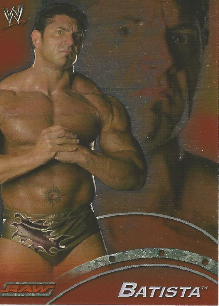 WWE Topps Apocalypse 2004 Trading Card Batista R21