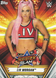 WWE Topps Summerslam 2019 Trading Card Liv Morgan No.21