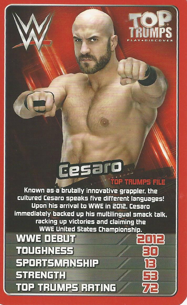 WWE Top Trumps 2017 Cesaro