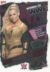 WWE Topps Slam Attax 2021 Trading Card Natalya W21