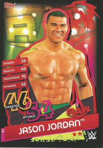 WWE Topps Slam Attax Reloaded 2020 Trading Card Jason Jordan No.21